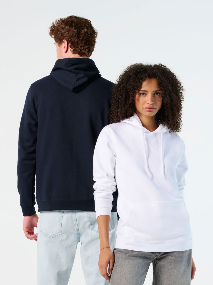 Толстовка с капюшоном Snake II белая-7