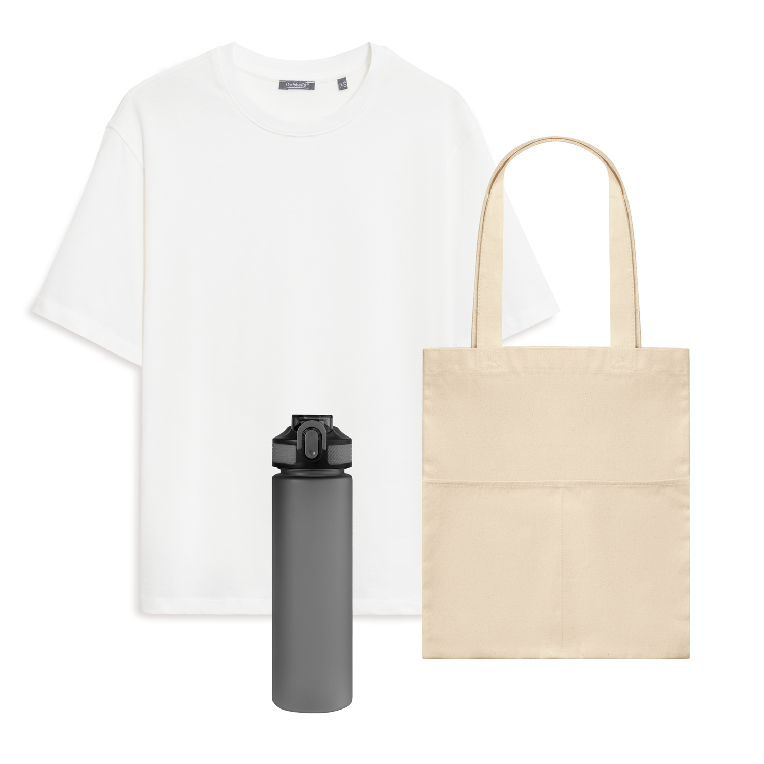 Набор с одеждой Раст (RUST) (футболка, бутылка, шоппер), белый/серый, 3XL/4XL-0