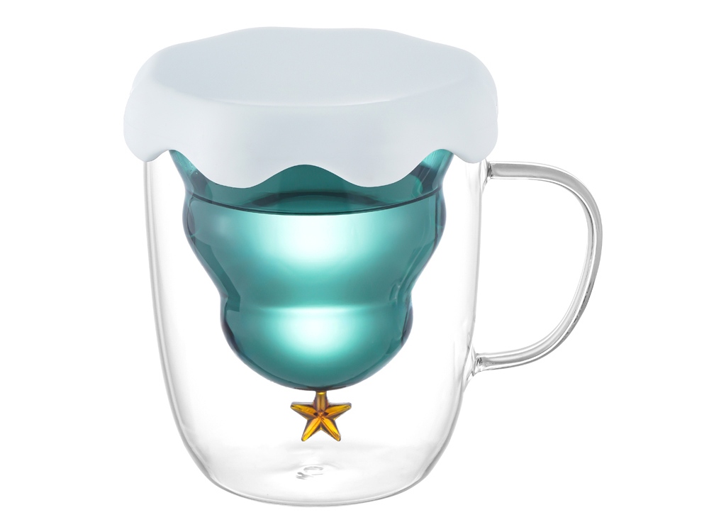 Кружка с двойными стенками с елочкой внутри Winter Wonderland-2