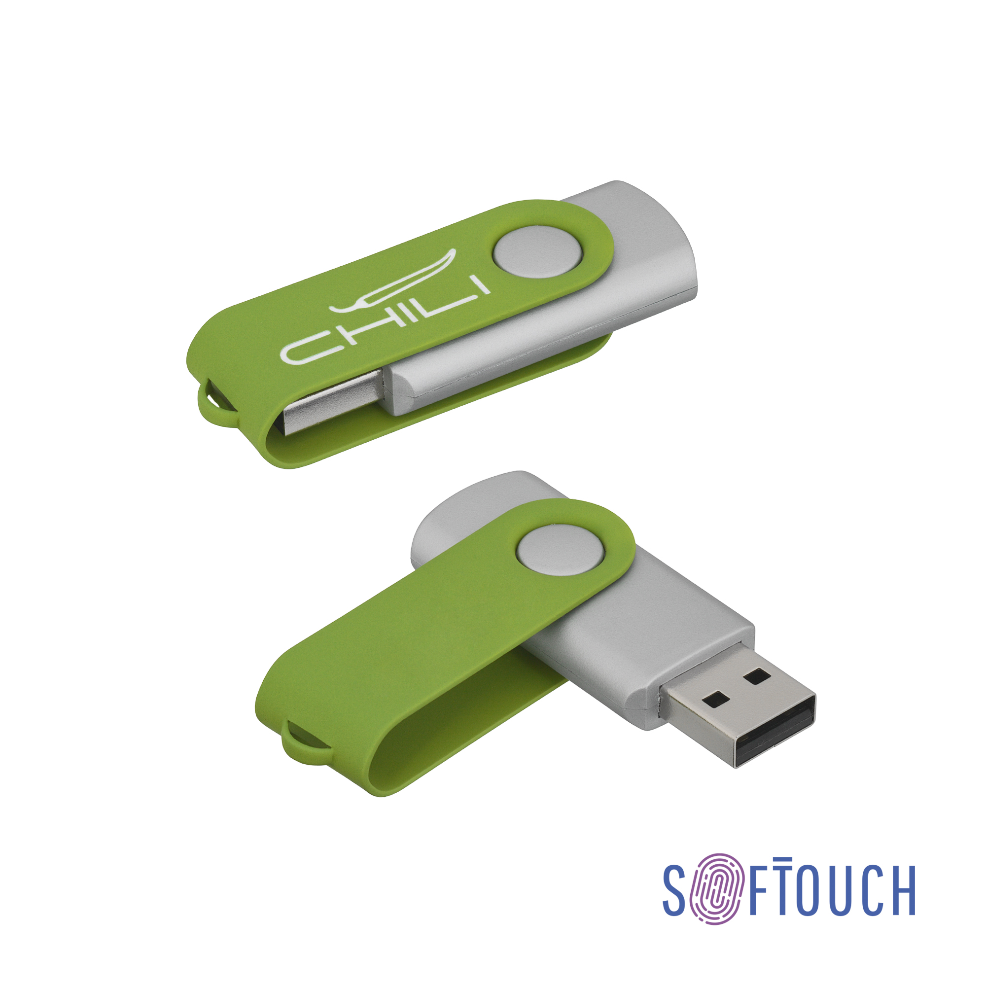 Флеш-карта "Vostok", объем памяти 16GB, покрытие soft touch#-0