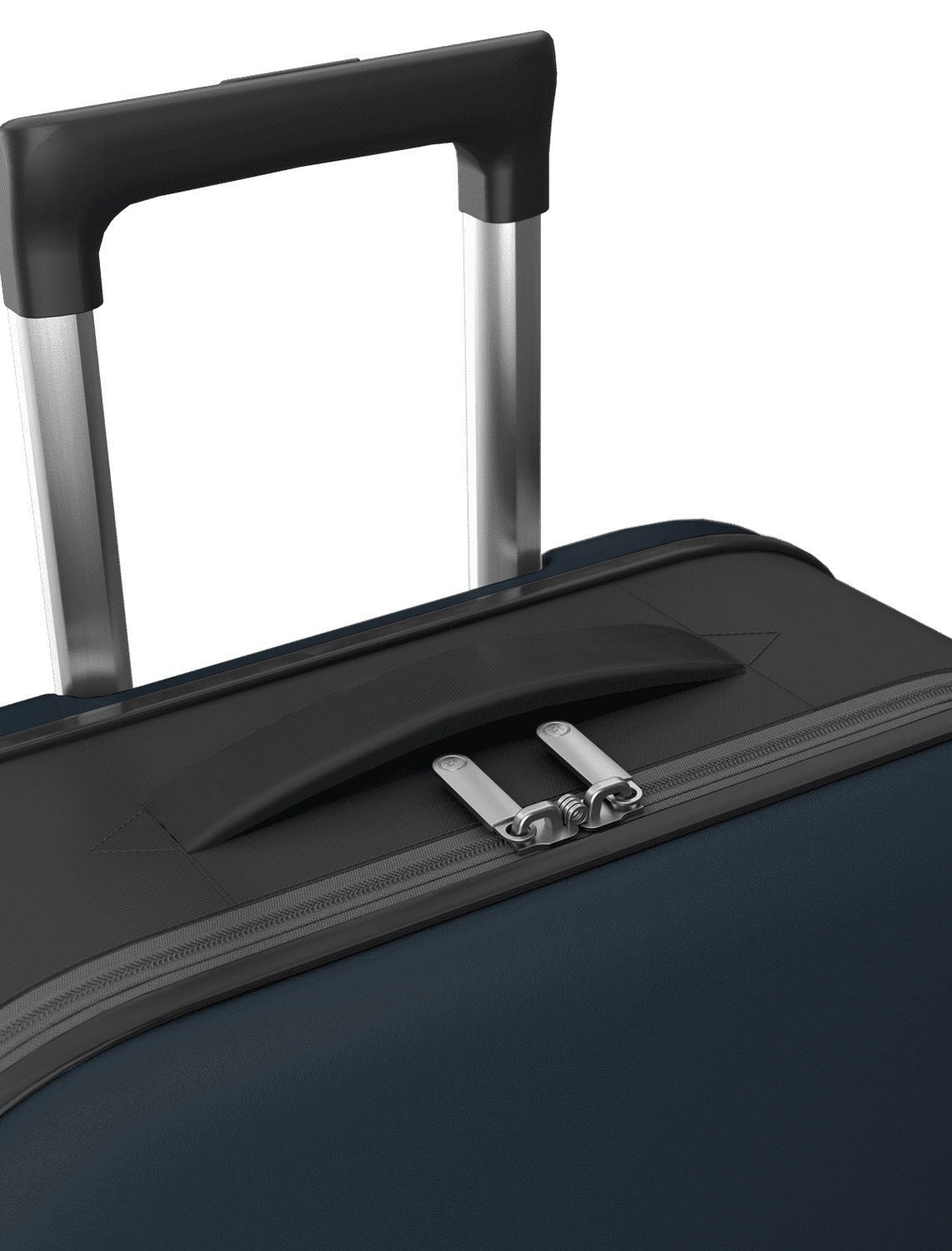 Чемодан складной Rollink Vega II 55x40x20 см, 2 колеса, серо-синий-9