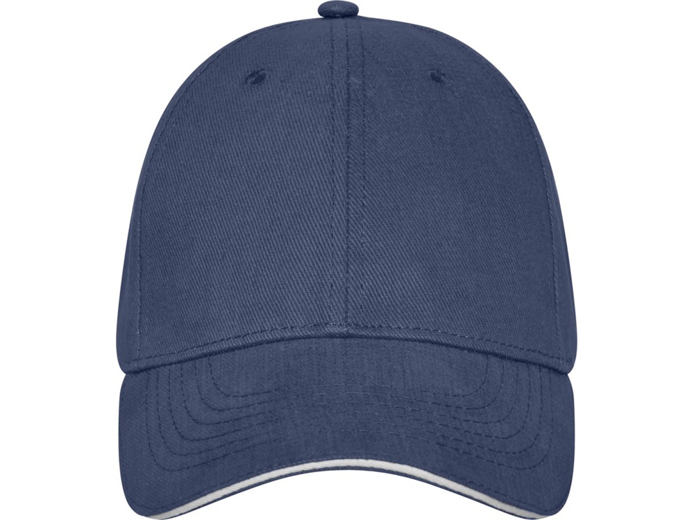 Бейсболка Darton, 6 панелей, темно-синий-1