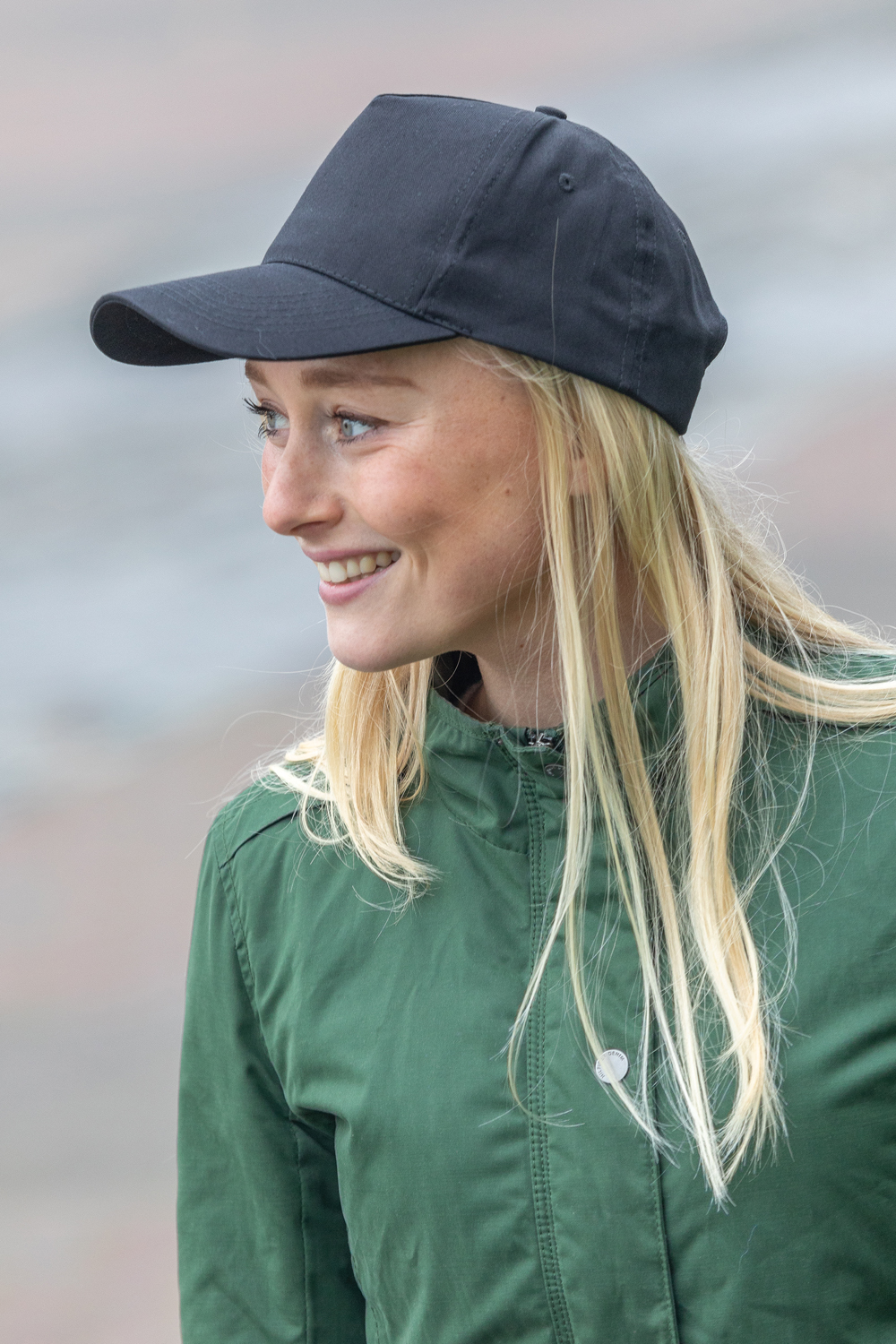 Бейсболка Impact из переработанного хлопка AWARE™, 5 клиньев, 190 г/м2-4