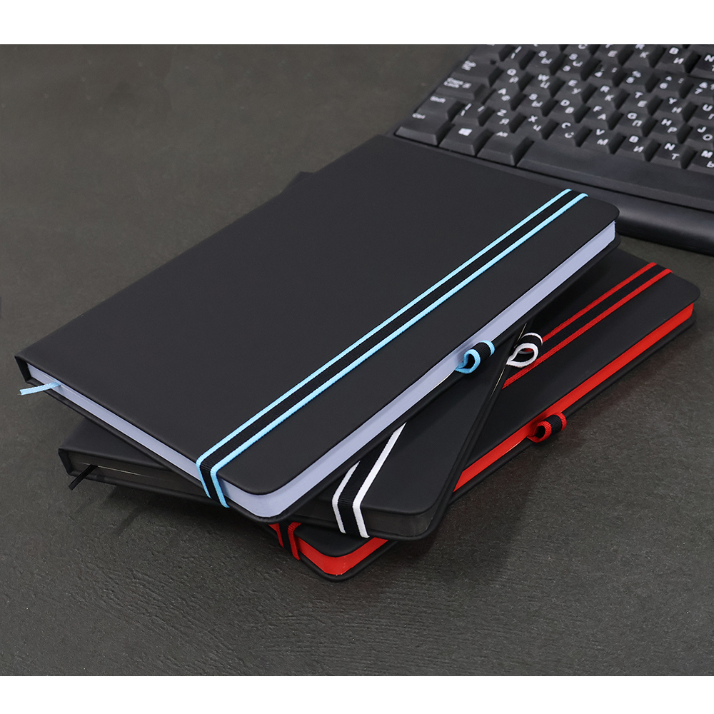 Ежедневник A5 недатированный Sir Lewis в твёрдом переплёте, Голубой-4