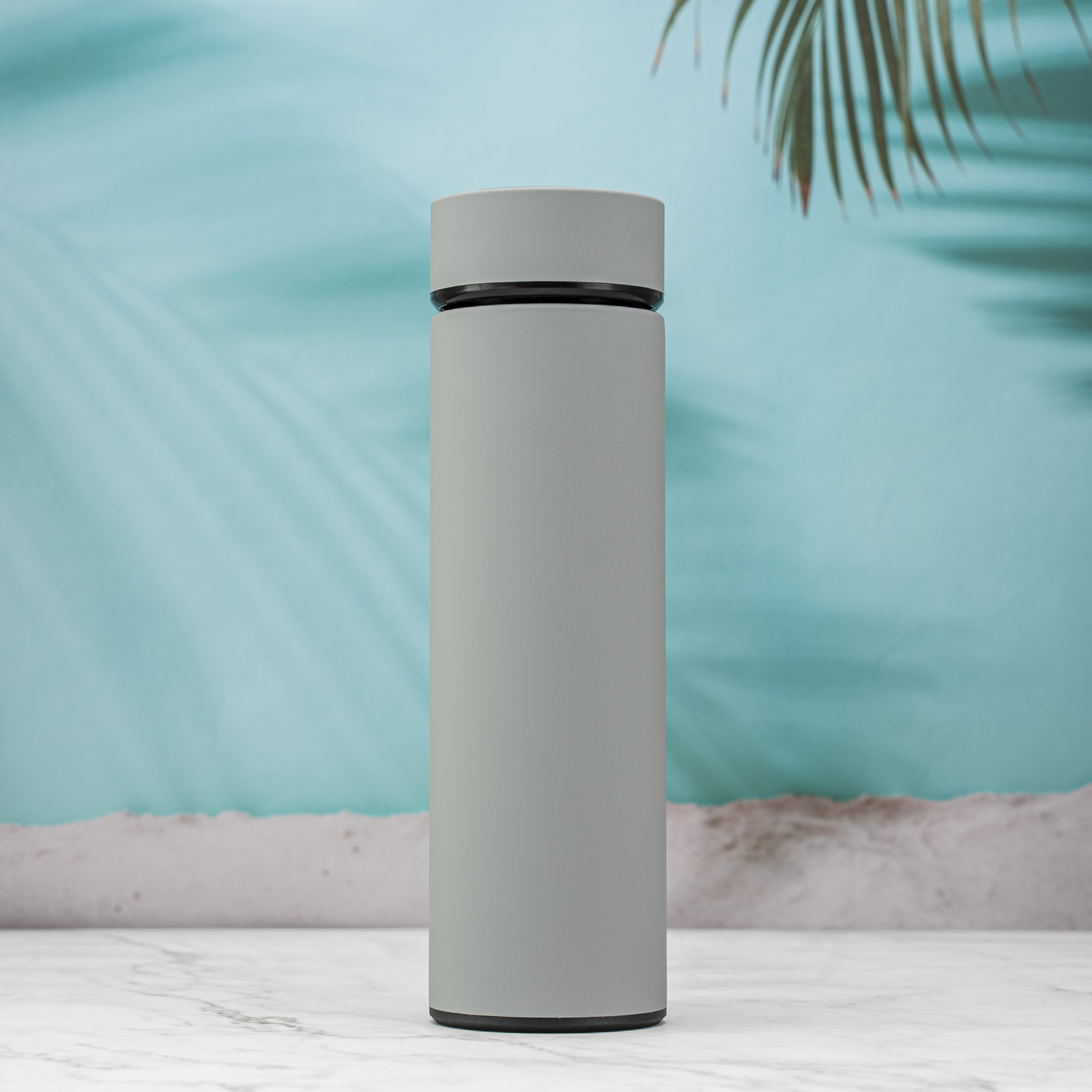 Термос Reactor софт-тач с датчиком температуры (серый)-5