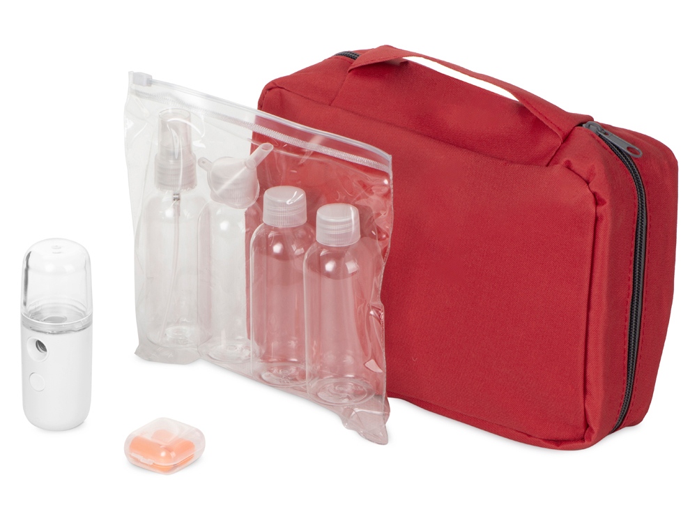 Набор для путешествий Fly away, красный-0