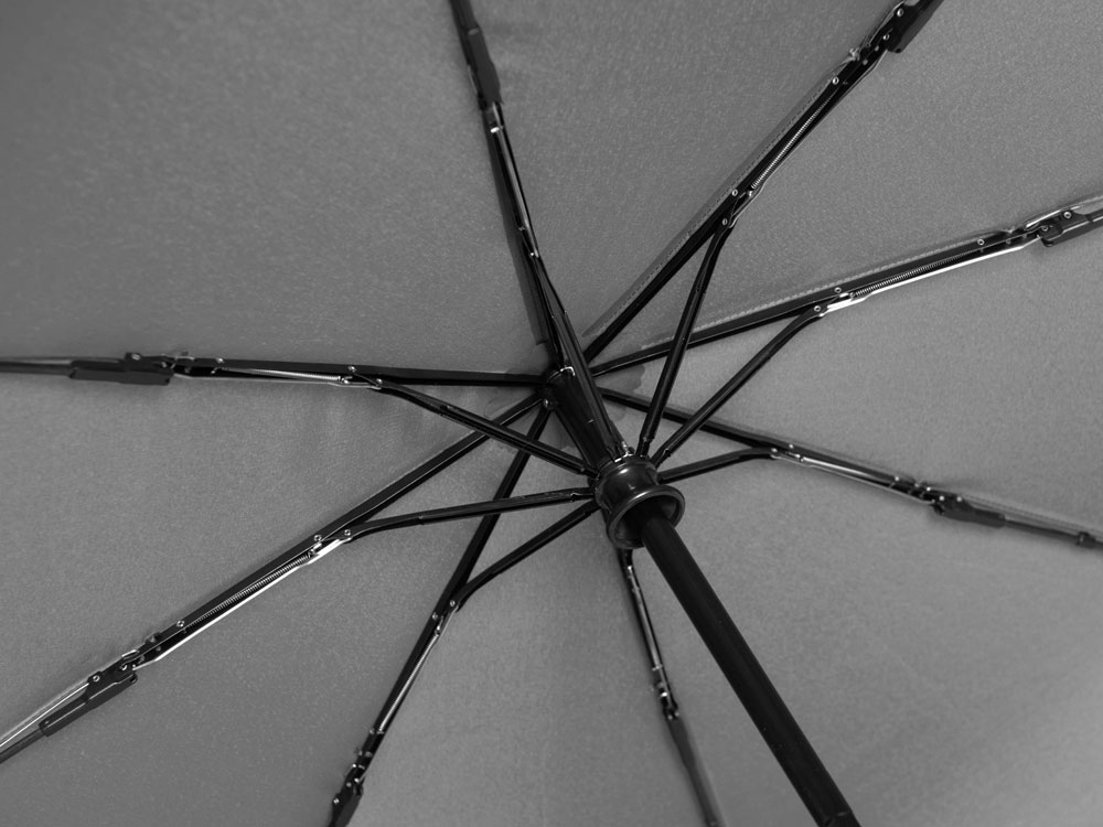 Зонт-автомат складной Reviver, светло-серый-4