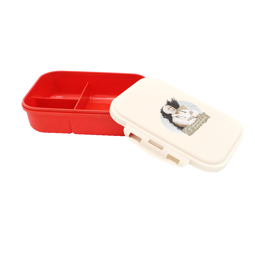 Ланчбокс (контейнер для еды) Ulf из пшеничного волокна, Красный-3