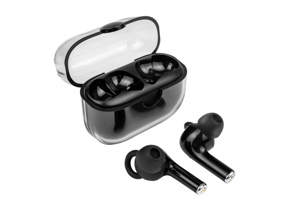 Наушники беспроводные TWS Clarity с шумоподавлением ENC, черный-3