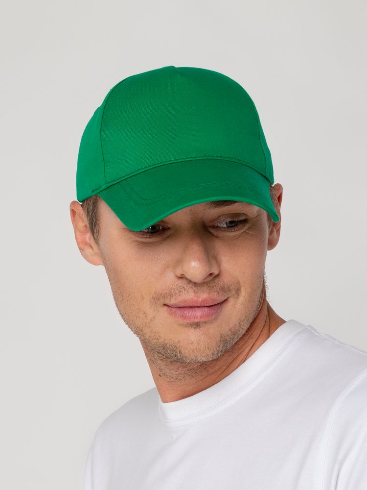 Бейсболка Convention, темно-зеленая-2