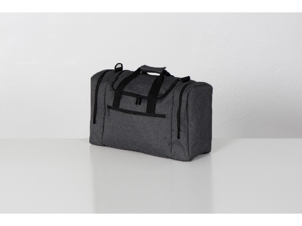 Сумка дорожная Route с двумя боковыми карманами, темно-серый-6