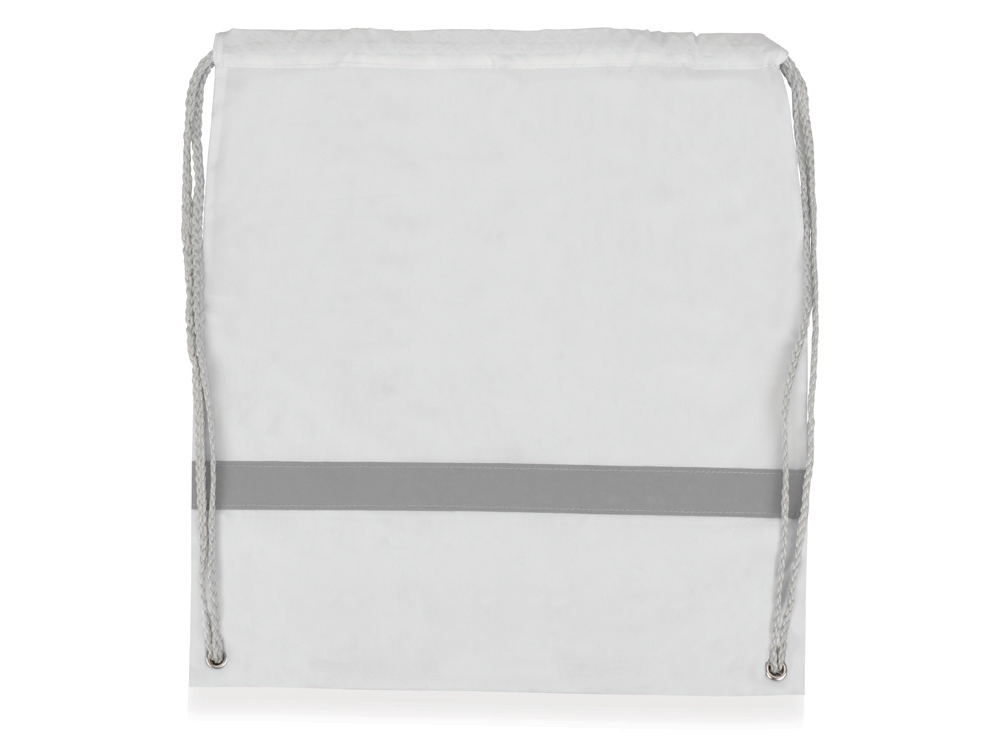Рюкзак Россел, белый с серыми шнурками-1