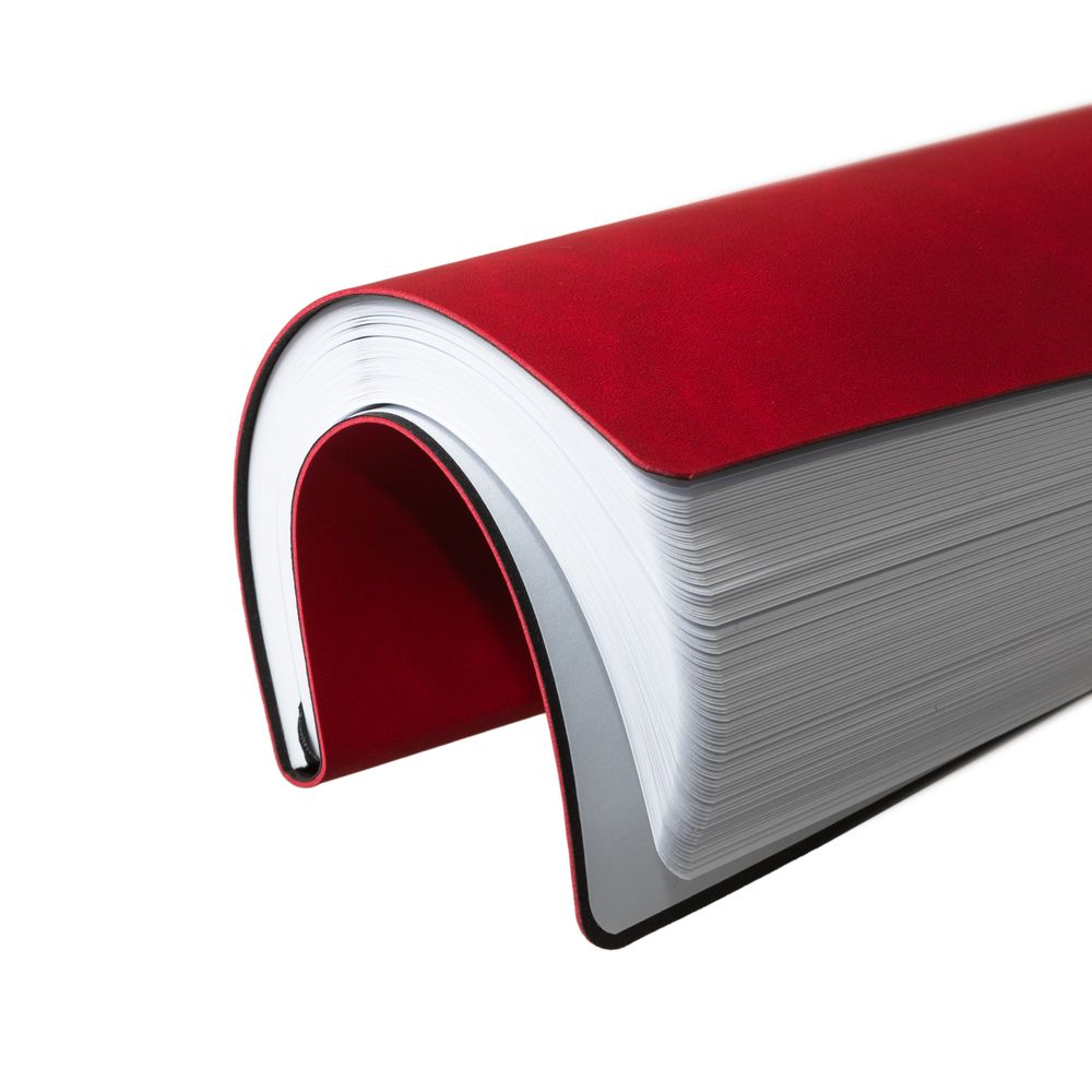 Ежедневник Nubuck Touch, недатированный, красный-2