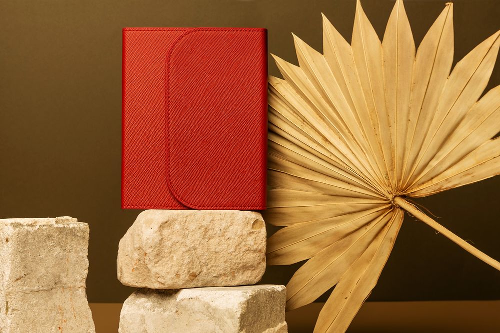 Ежедневник Clappy Mini, недатированный, красный-6