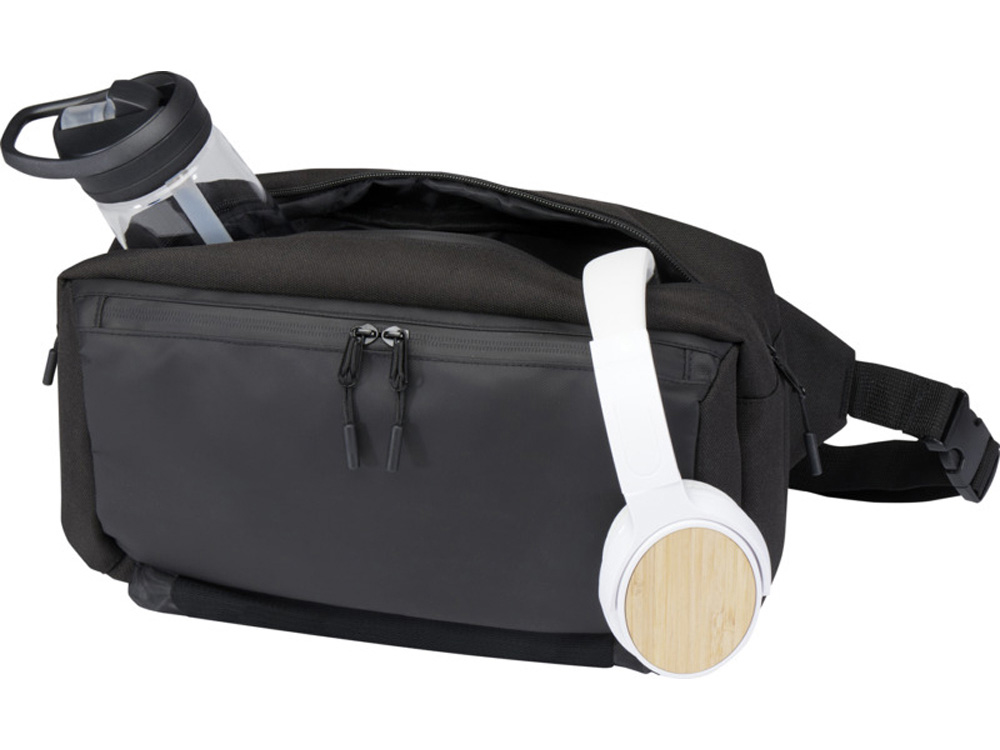 Roam модульная сумка-слинг из переработанных материалов, сертифицированных согласно GRS - сплошной черный-3