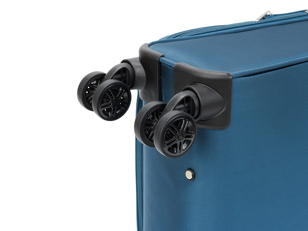 Чемодан TORBER ВИВИ, синий, полиэстер, 39 х 20 х 54 см, 36 л-9