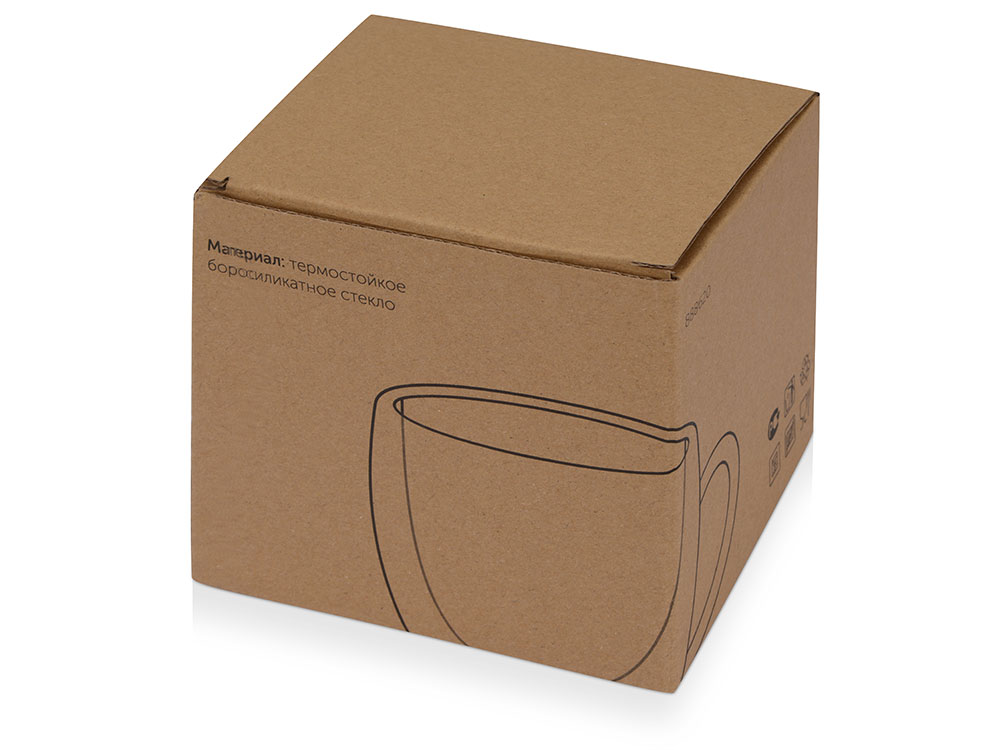 Кружка с двойными стенками Mont Blanc полукруглый, с ручкой 250 мл-3