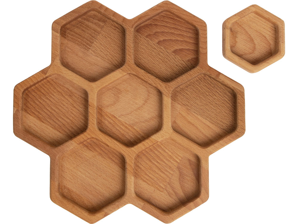 Менажница соты с одной соусницей Соты-4