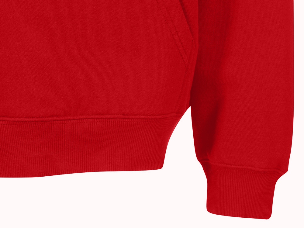 Толстовка с капюшоном оверсайз Berlin унисекс, красный-11