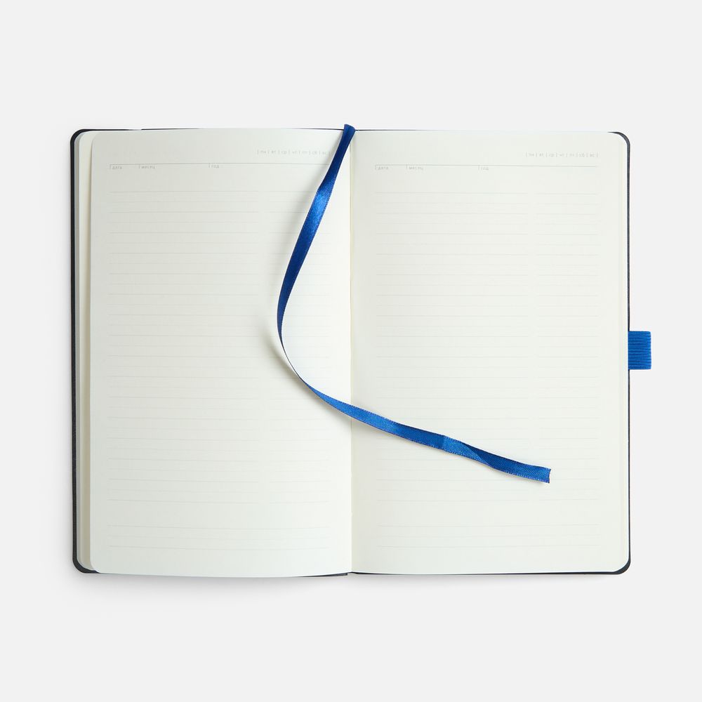 Ежедневник Lungo, недатированный, синий-3