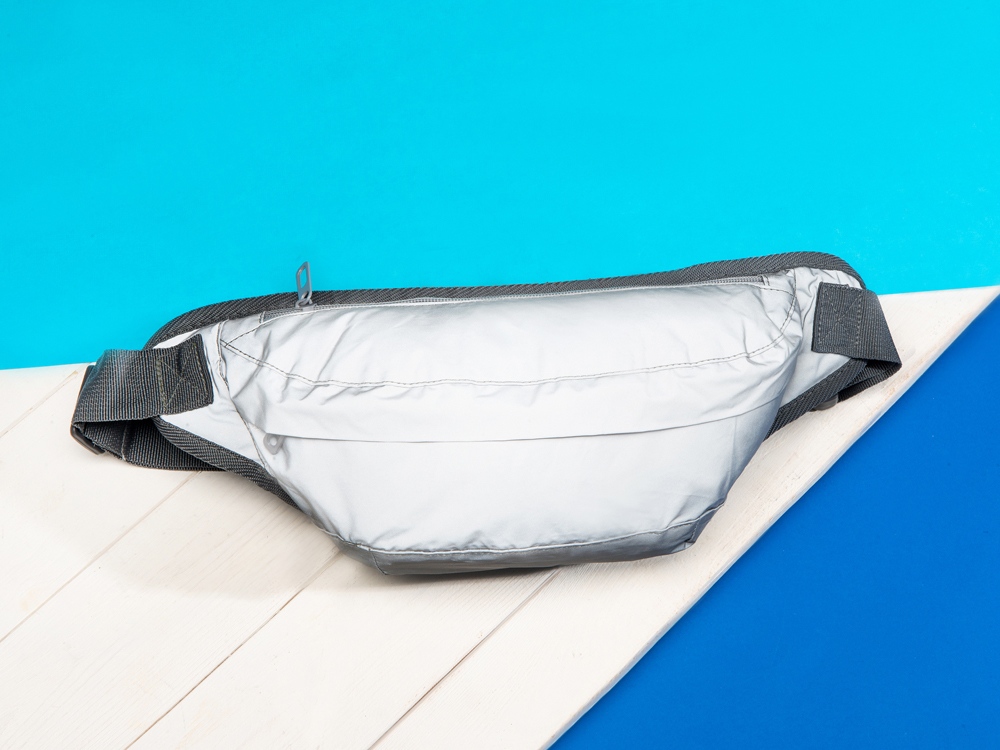 Светоотражающая сумка на пояс Extra Reflect, серый-8