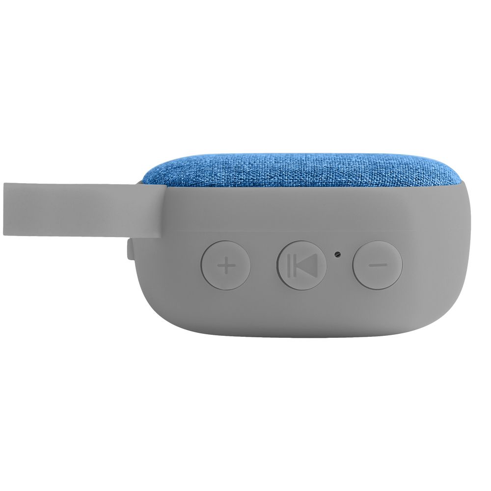 Беспроводная колонка Chubby, серая с голубым-3