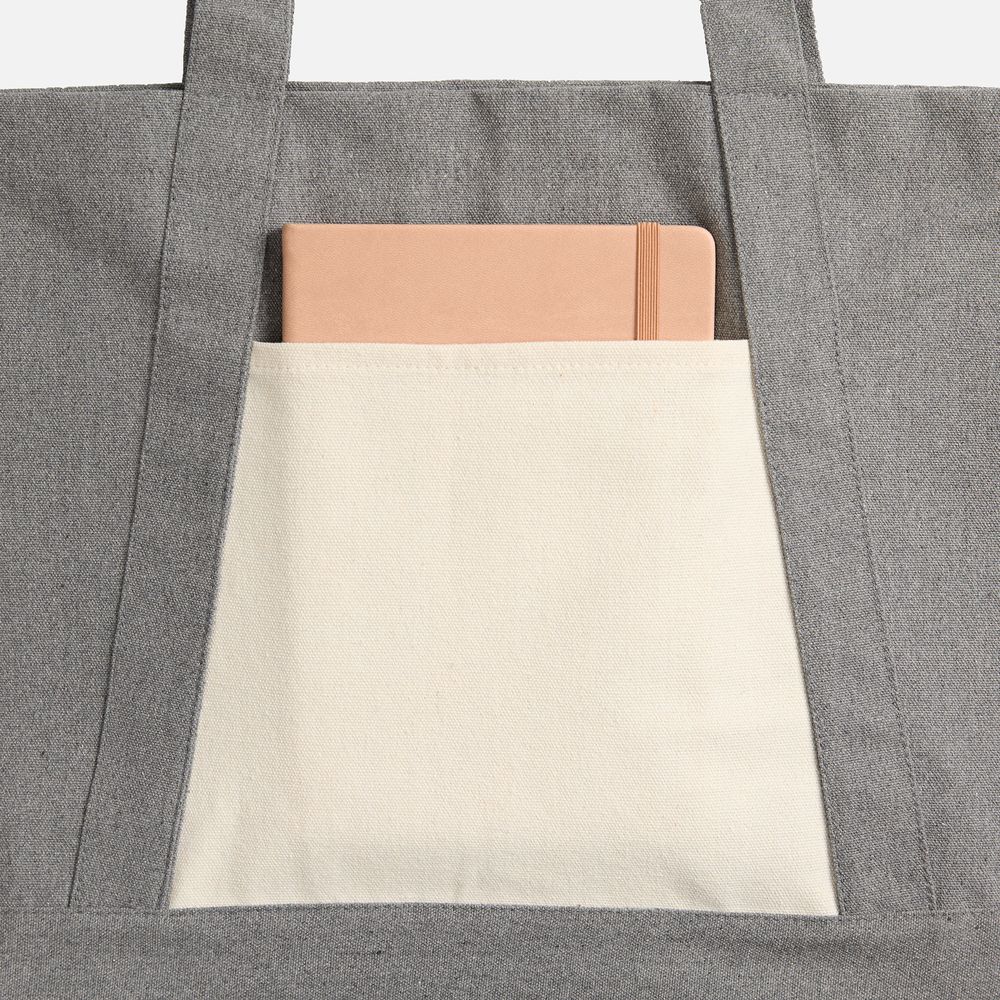 Шопер Shophop, серый с неокрашенным-2