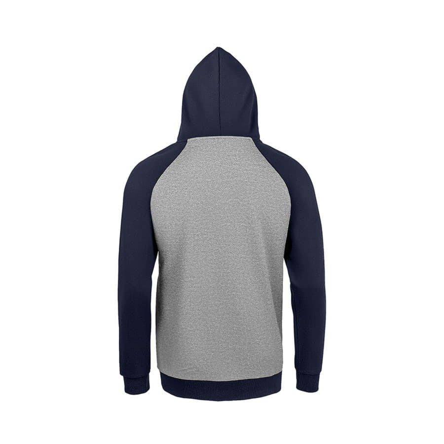 Толстовка унисекс SEATTLE 280, серый, темно-синий-2
