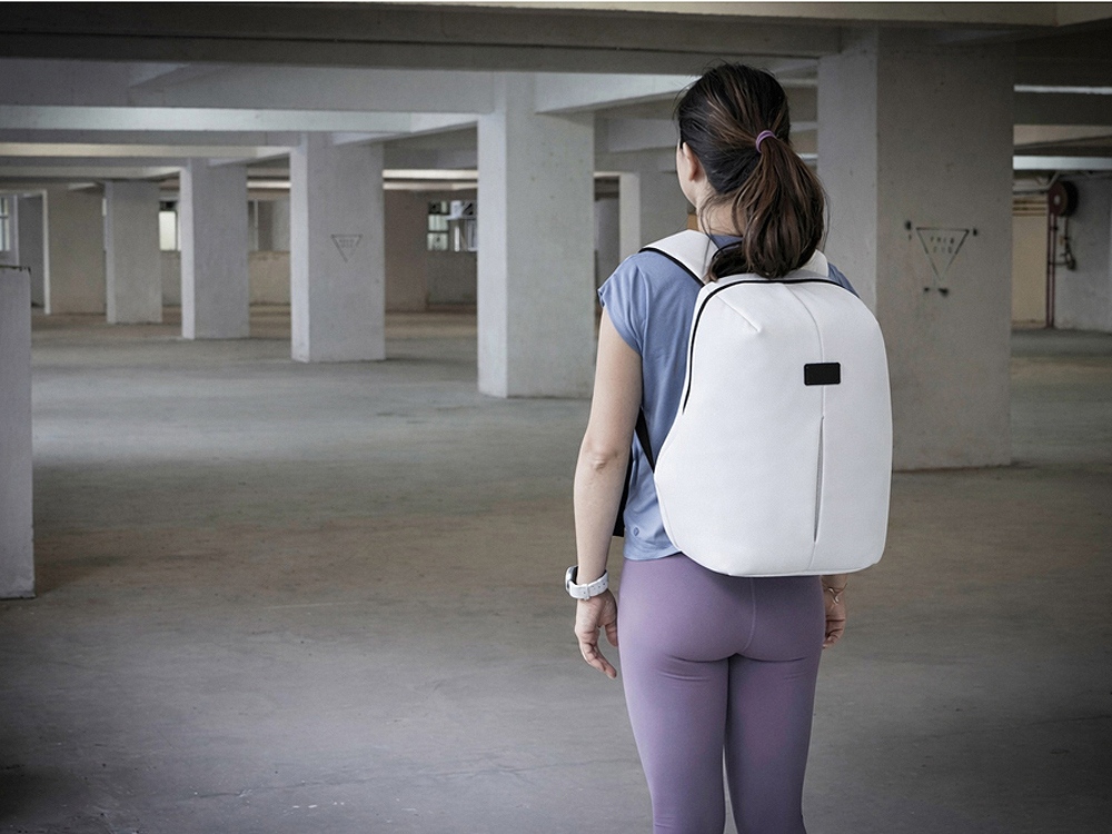 Рюкзак с защитой от краж Phantom Mini, белый-5