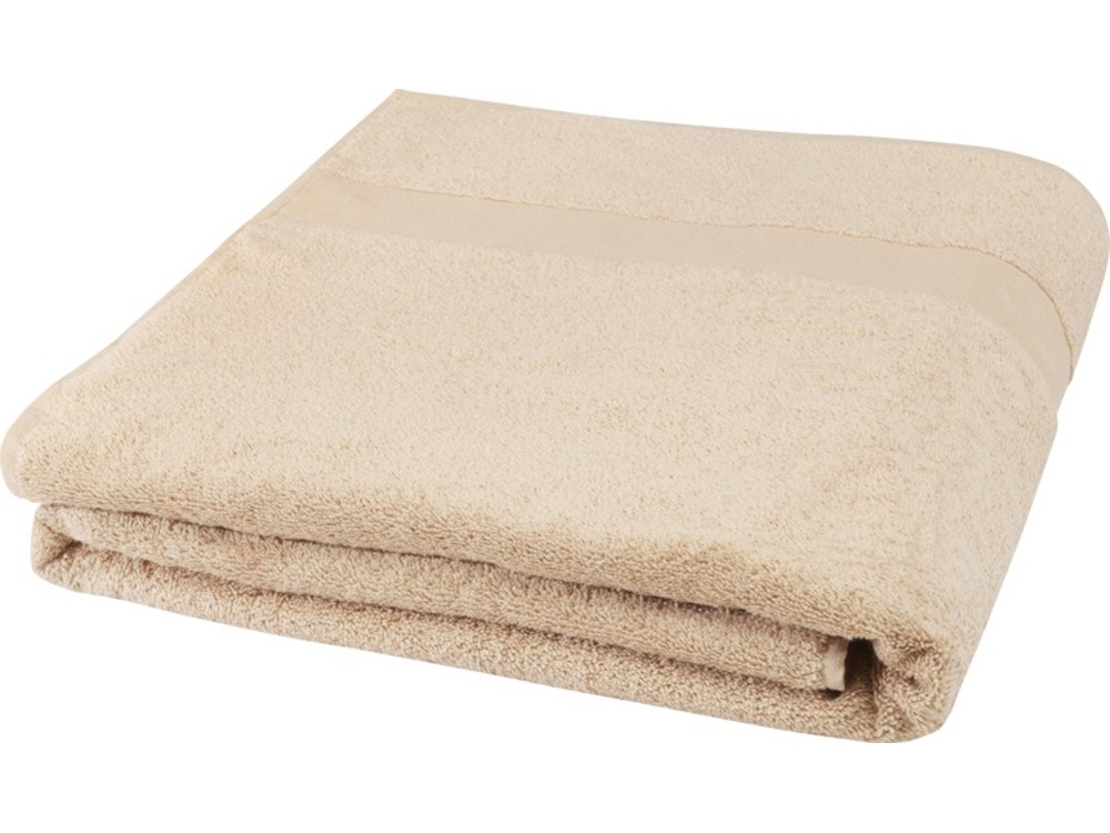 Хлопковое полотенце для ванной Evelyn 100x180 см плотностью 450 г/м2, бежевый-0