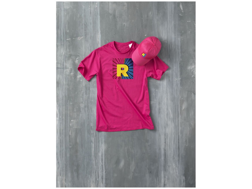 Мужская футболка Heros с коротким рукавом, розовый-4