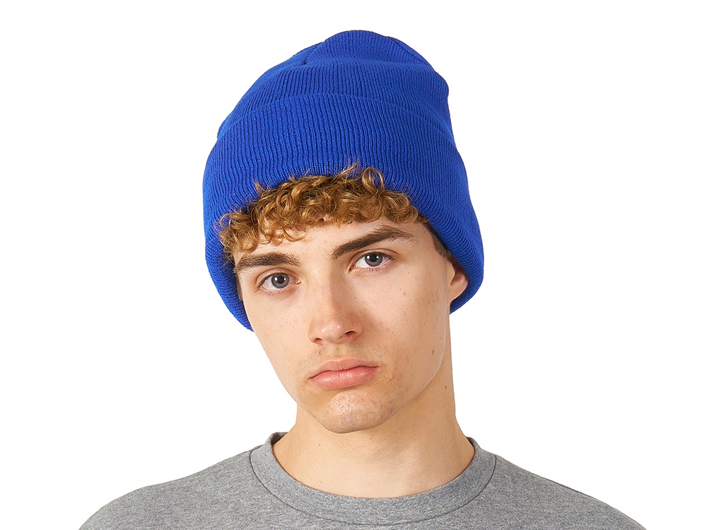 Шапка Dunant, двуслойная, классический синий-1