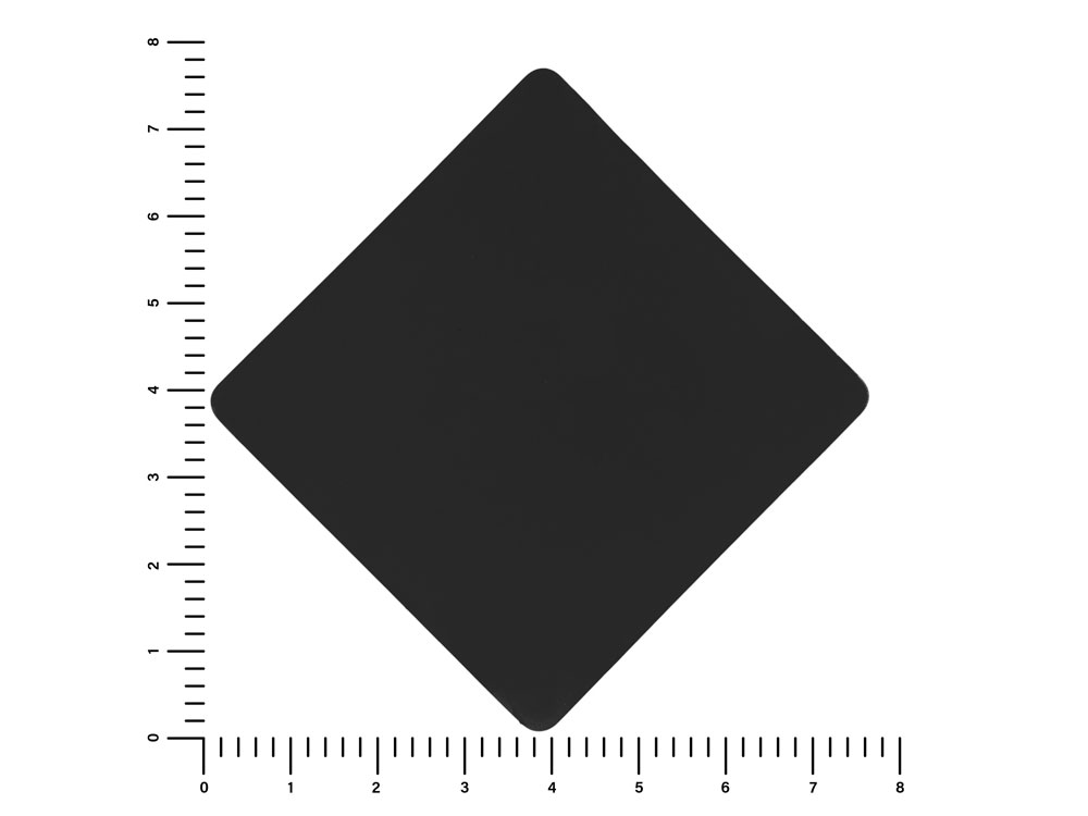 ПАТЧ РОМБ soft-touch (чёрный) 7,6 х 7,6 см-1