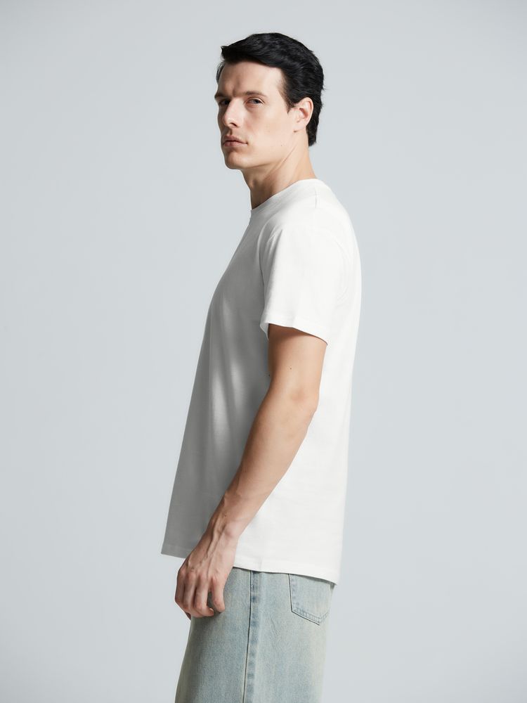 Футболка унисекс T-Bolka 160, белая (белоснежная)-6