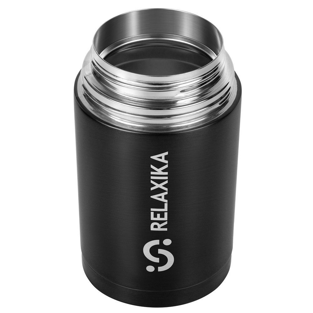 Термос для еды Relaxika 1000, черный-3