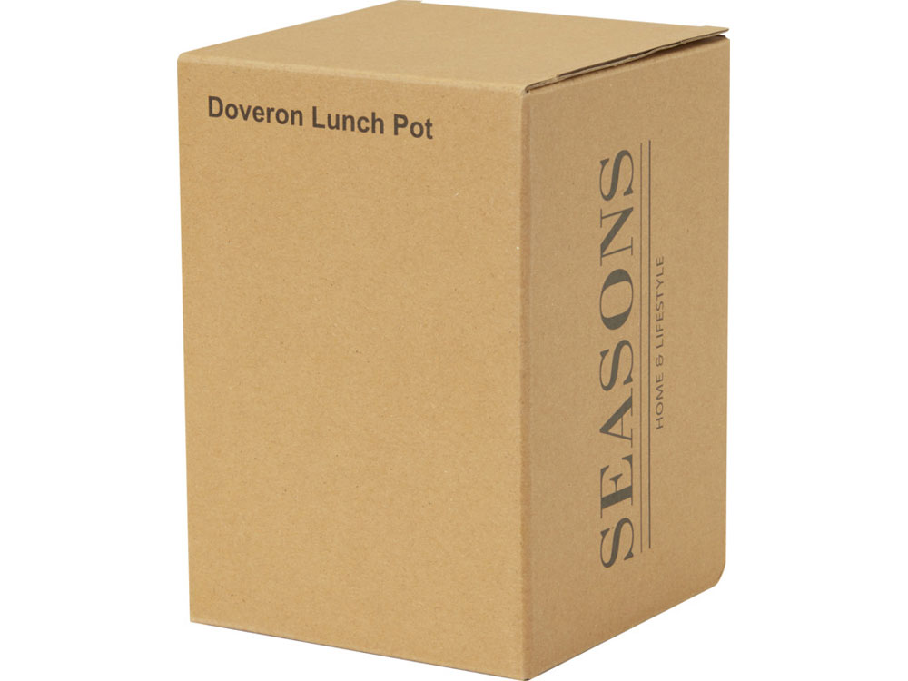 Пищевой контейнер Doveron объемом 500 мл из переработанной нержавеющей стали, сплошной черный-6