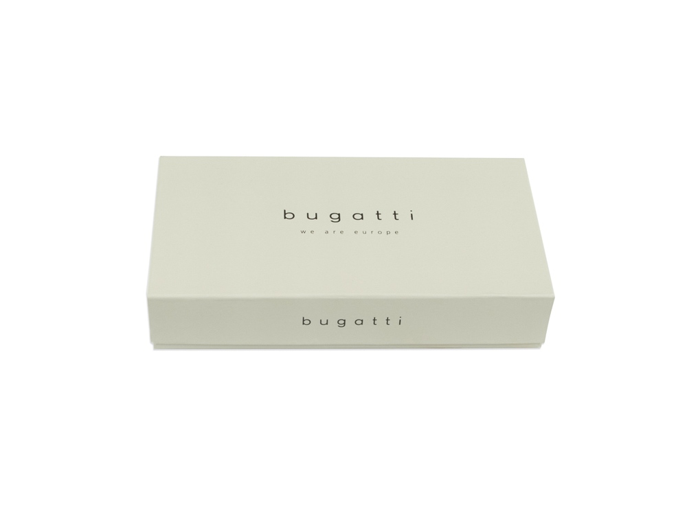 Кошелёк женский BUGATTI ЛИНДА | LINDA, на молнии, красный, натуральная воловья кожа, 19,2х2,5х10,5 см-3