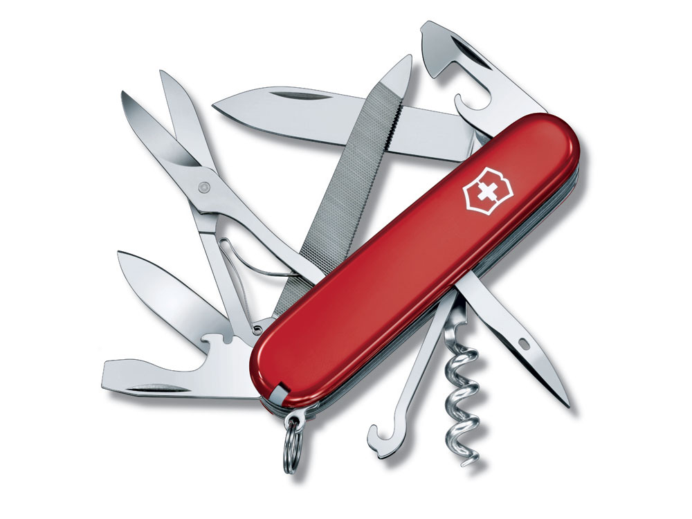 Нож перочинный VICTORINOX Mountaineer, 91 мм, 18 функций, красный-0