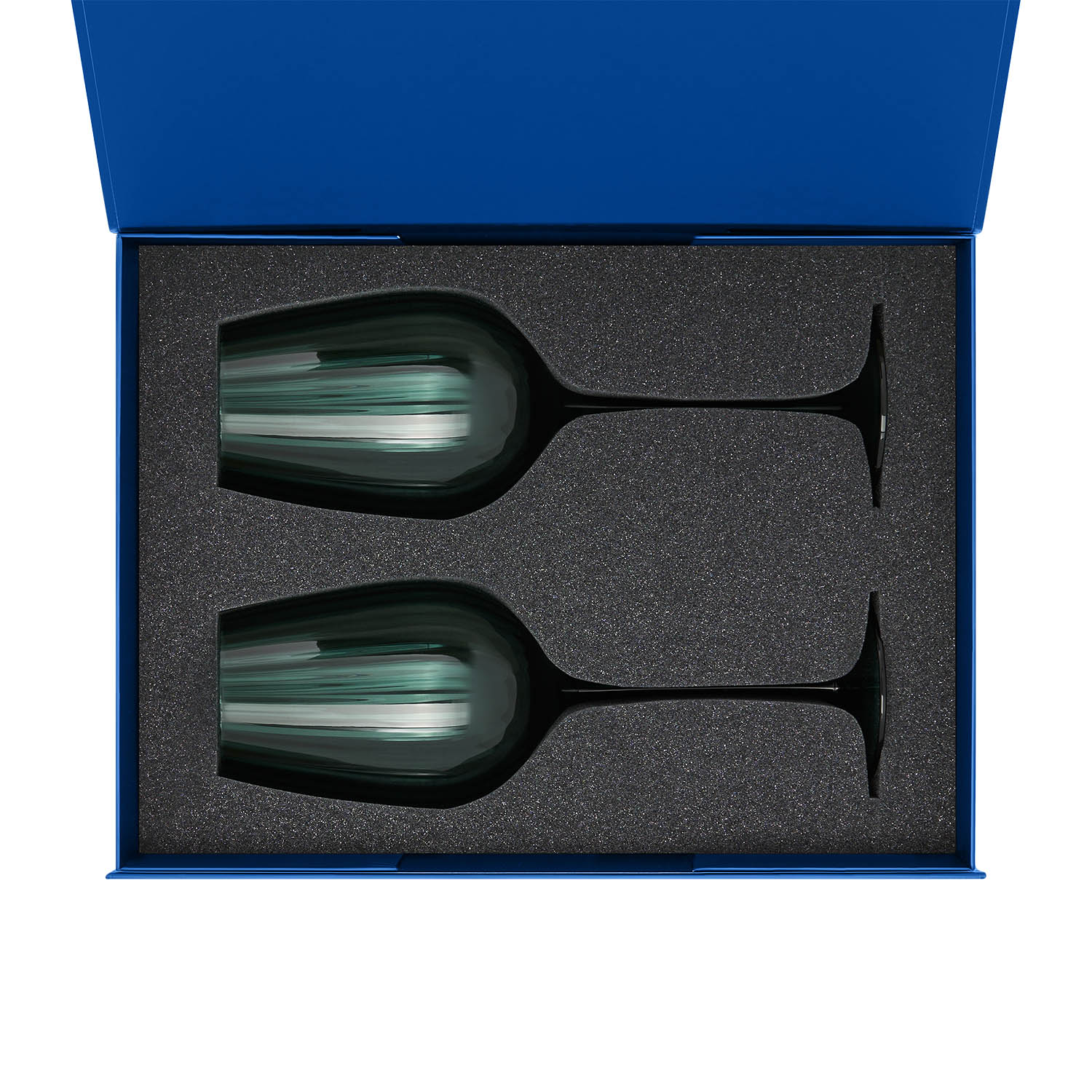 Подарочный набор 2 бокала для вина Капри (Capri) в синей коробке-1