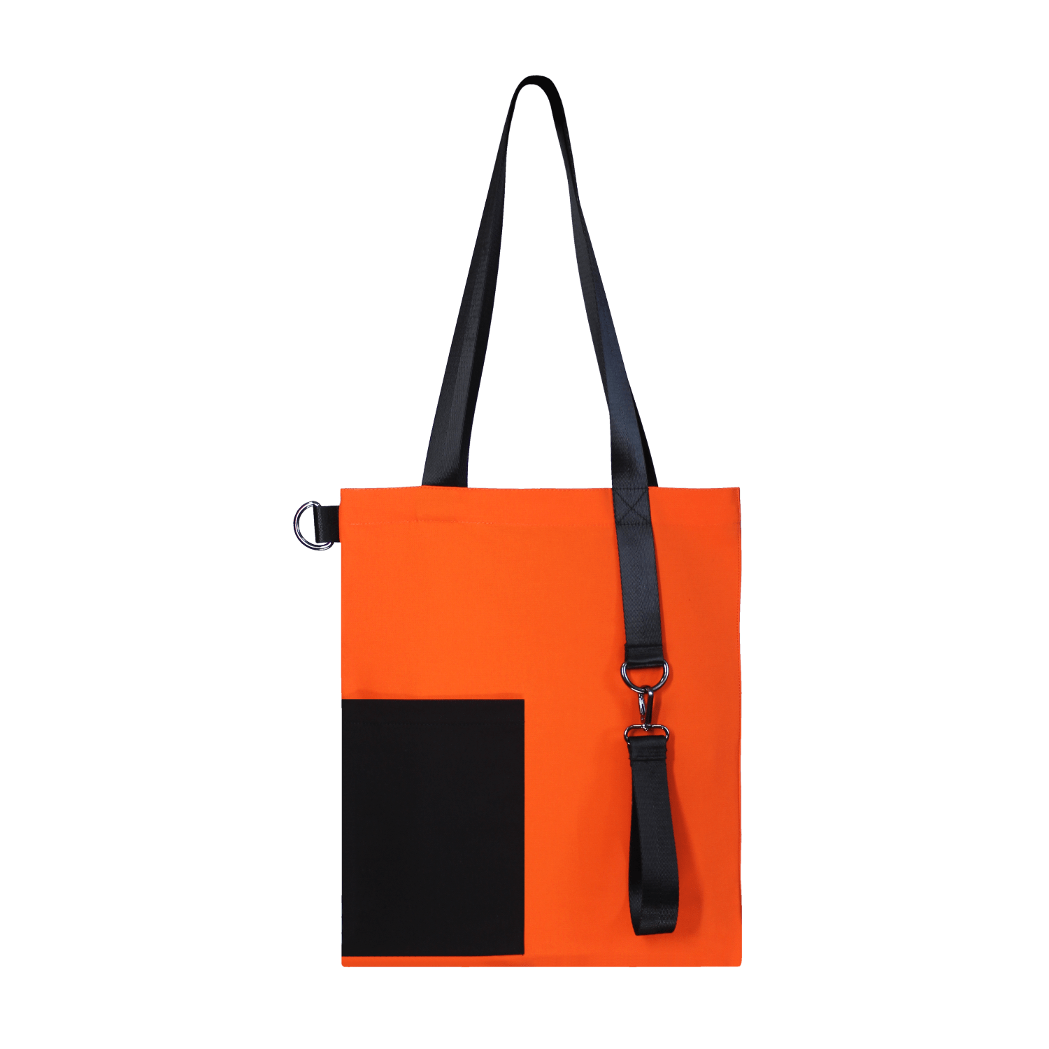 Шоппер Superbag Color (оранжевый с чёрным)-2