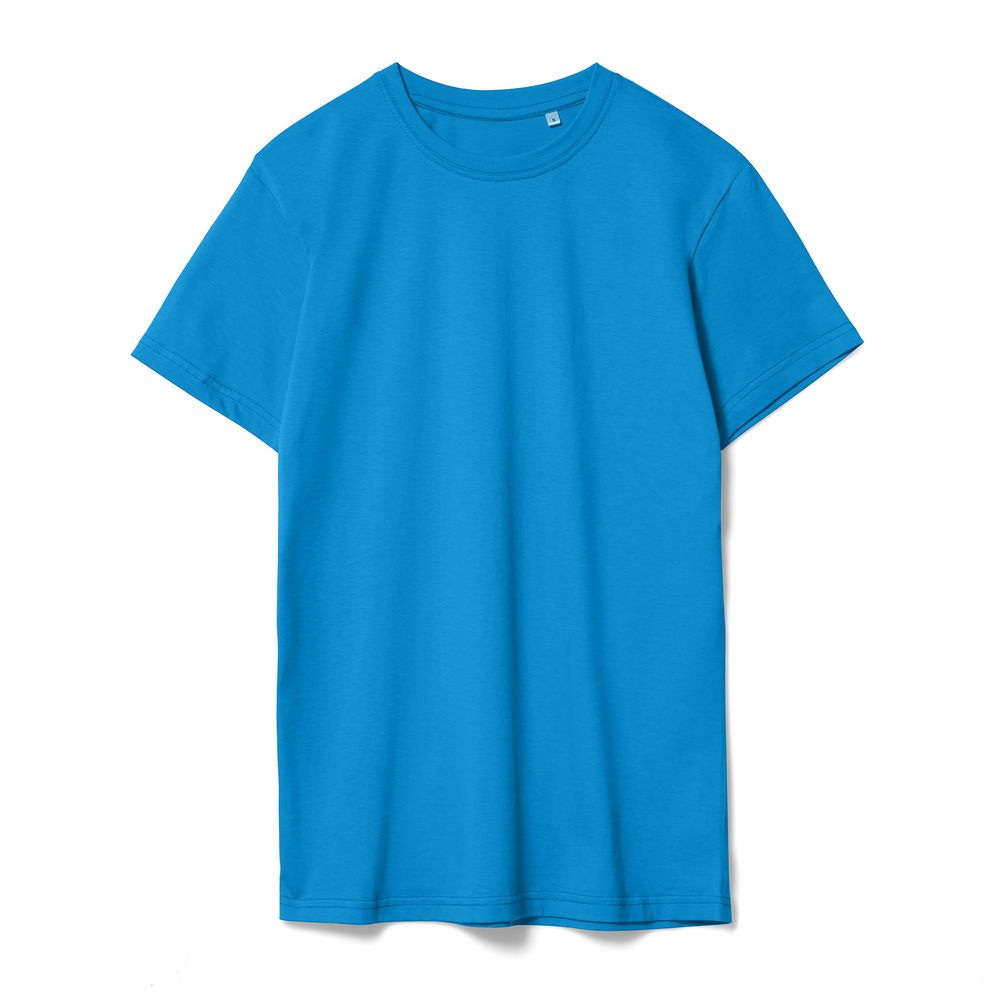 Футболка унисекс T-Bolka 160, бирюзовая-0