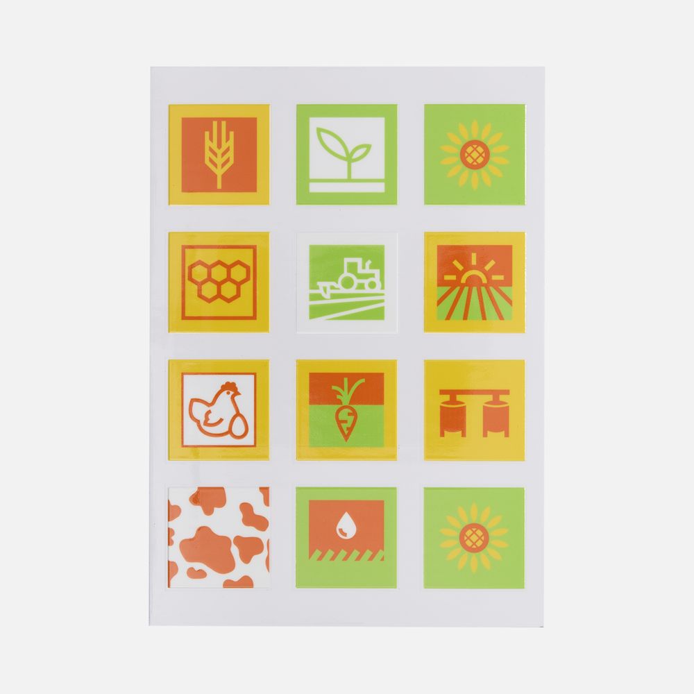 Стикерпак UV-DTF Industry, сельское хозяйство-1