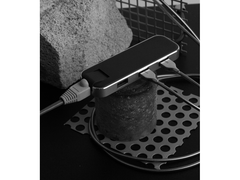 Хаб USB Rombica Type-C Chronos Black-9