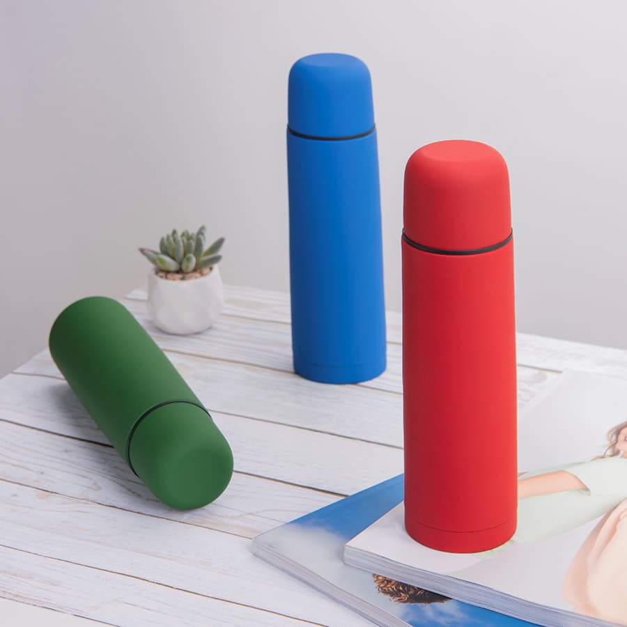 Термос SOFT, 500 мл, зеленый-3