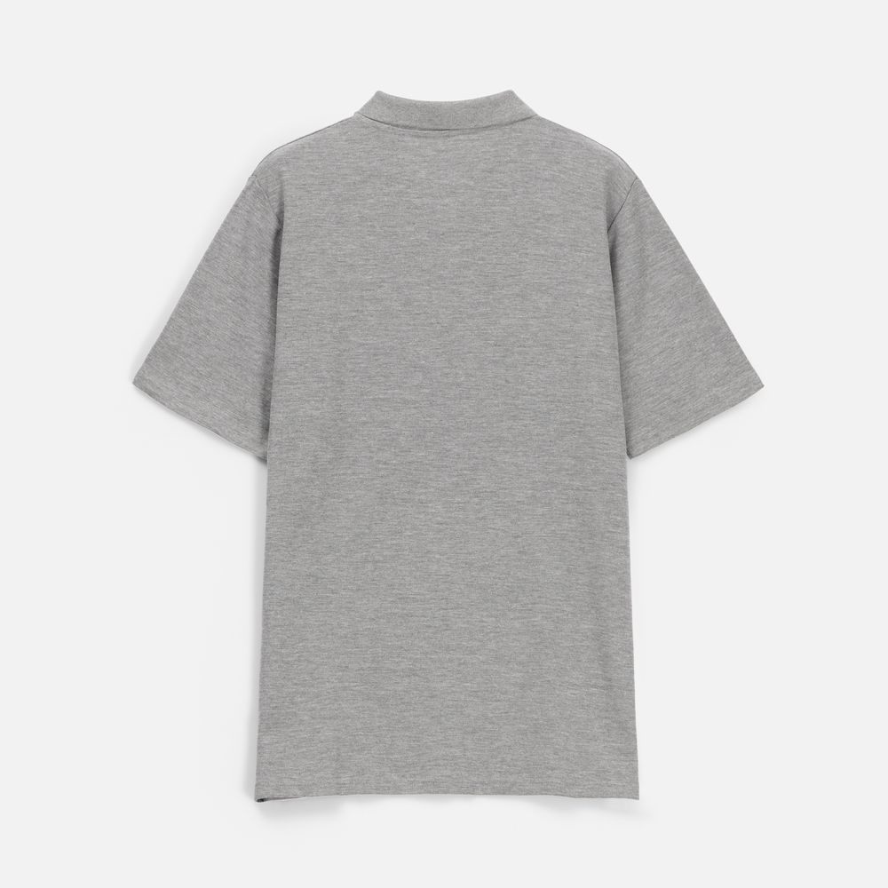 Рубашка поло унисекс Tervise, серый меланж-1