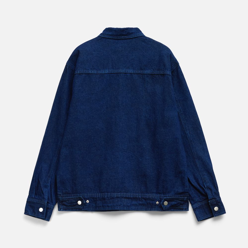 Куртка джинсовая O2, темно-синяя-2