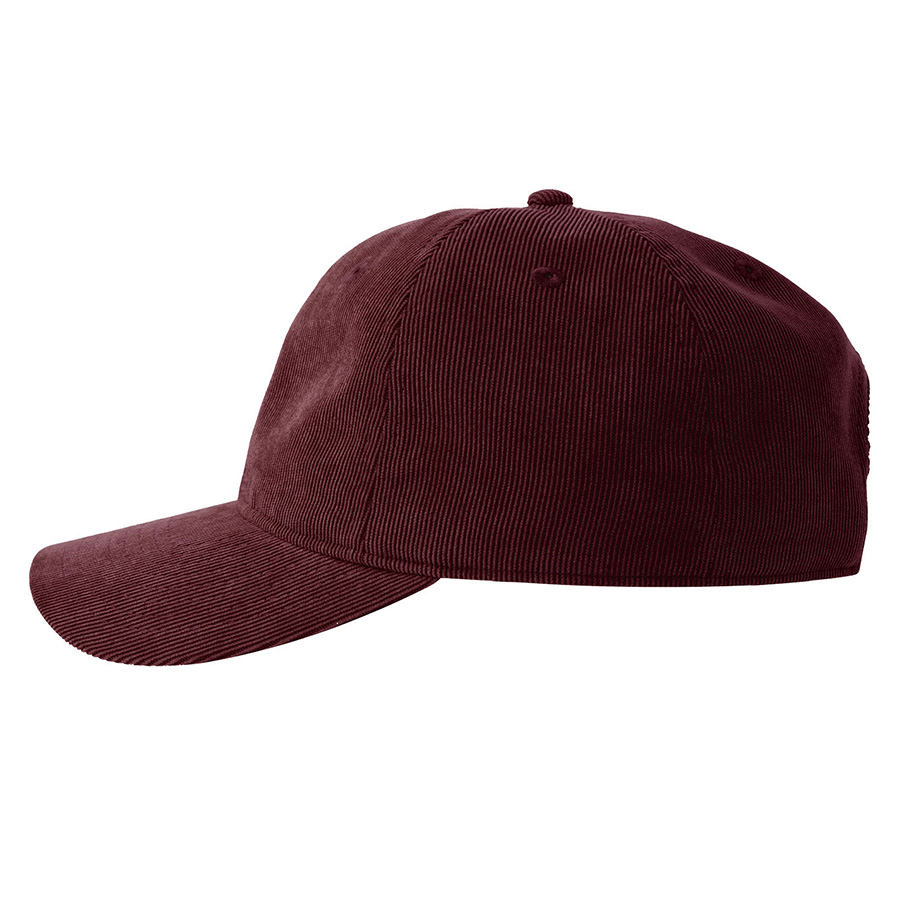 Бейсболка CREEP-S, 6 клиньев, металлическая застежка, бордовый-6