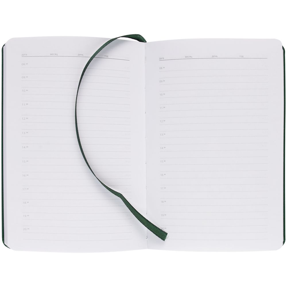 Ежедневник Base Mini, недатированный, зеленый-6