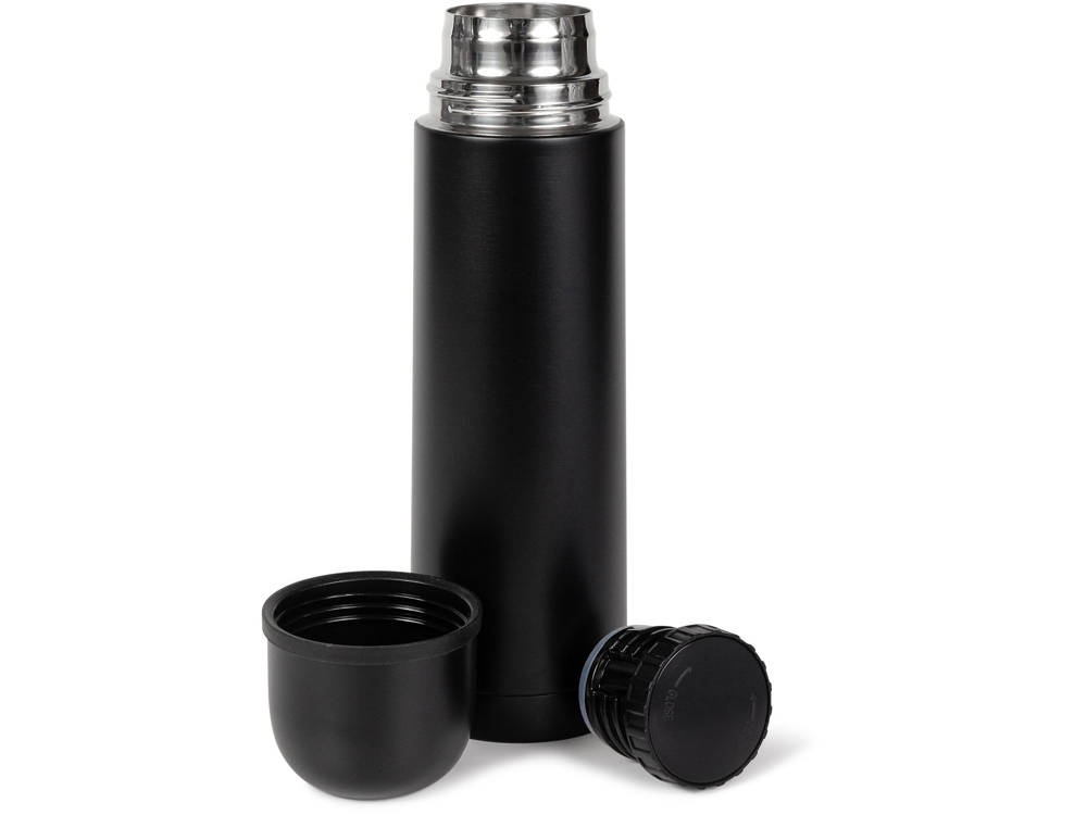 Термос Relaxika 101 (0,5 литра), черный (без лого)-5