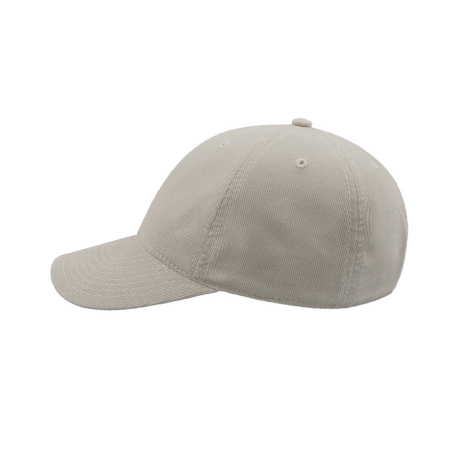 Бейсболка CREEP, 6 клиньев, металлическая застежка, светло-серый-3